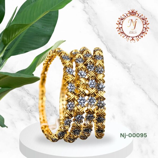 Bangles with CZ Stones