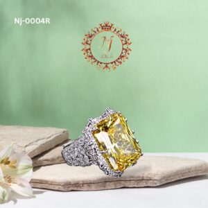Yellow diamond-inspired Ring