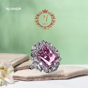 Pink Sapphire Statement Ring