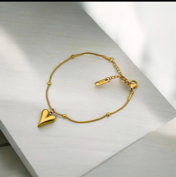 Dainty Heart Bracelet - Image 2
