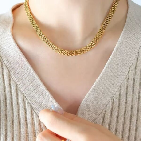 Multi-Strand Chain Necklace