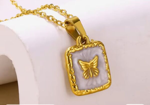 Butterfly Pendant Necklace