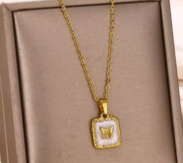 Butterfly Pendant Necklace - Image 2