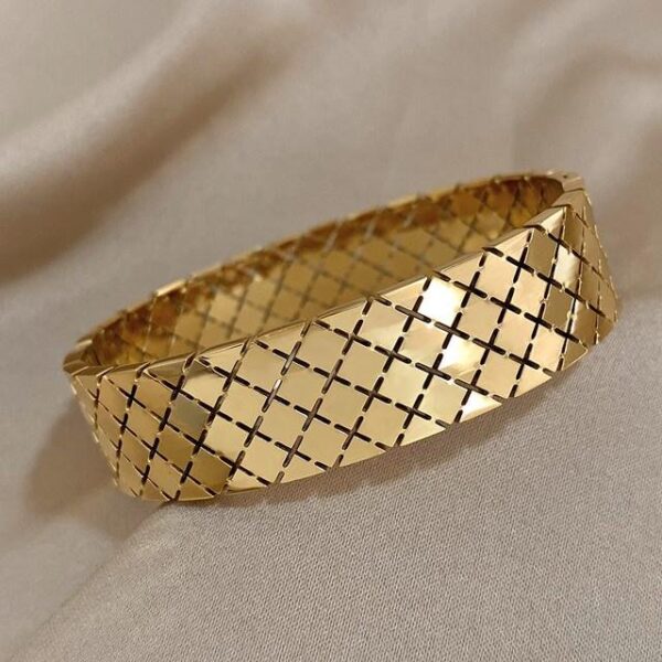 Geometric Design Bangle - Image 2