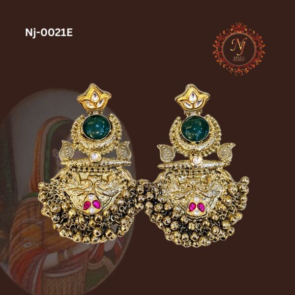Royal long ear rings