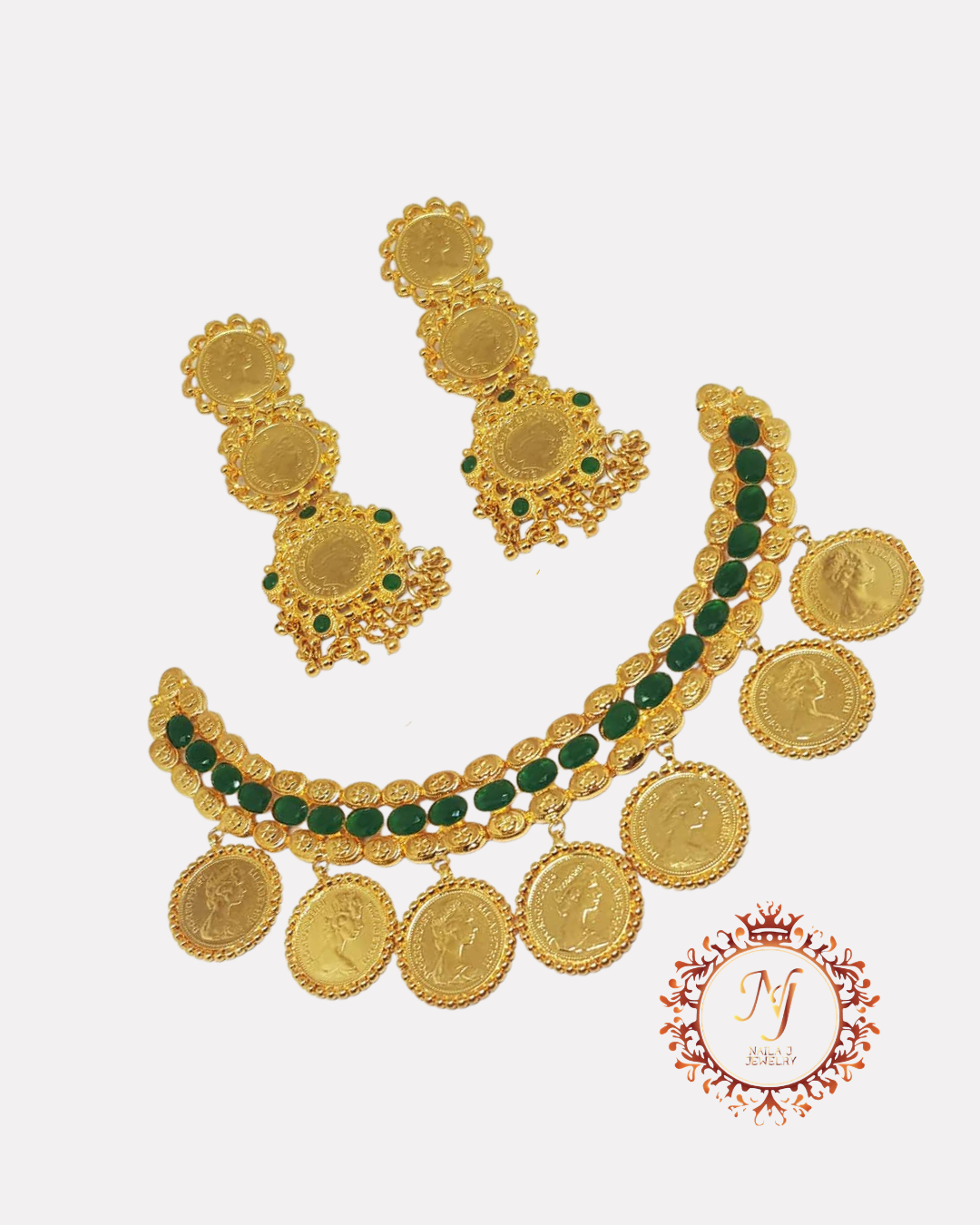 Coin Designed Necklace Set